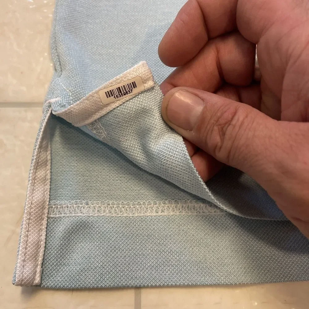 Footjoy Polo Golf Shirt Blue‎ Men's Size XL Lisle Short Sleeve PGA - Picture 5 of 10